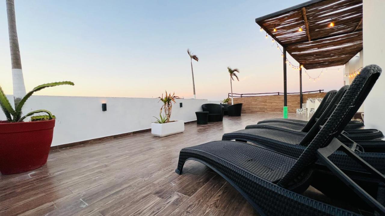 Hotel Mayari Holbox Exteriér fotografie Rooftop at Hotel Habita